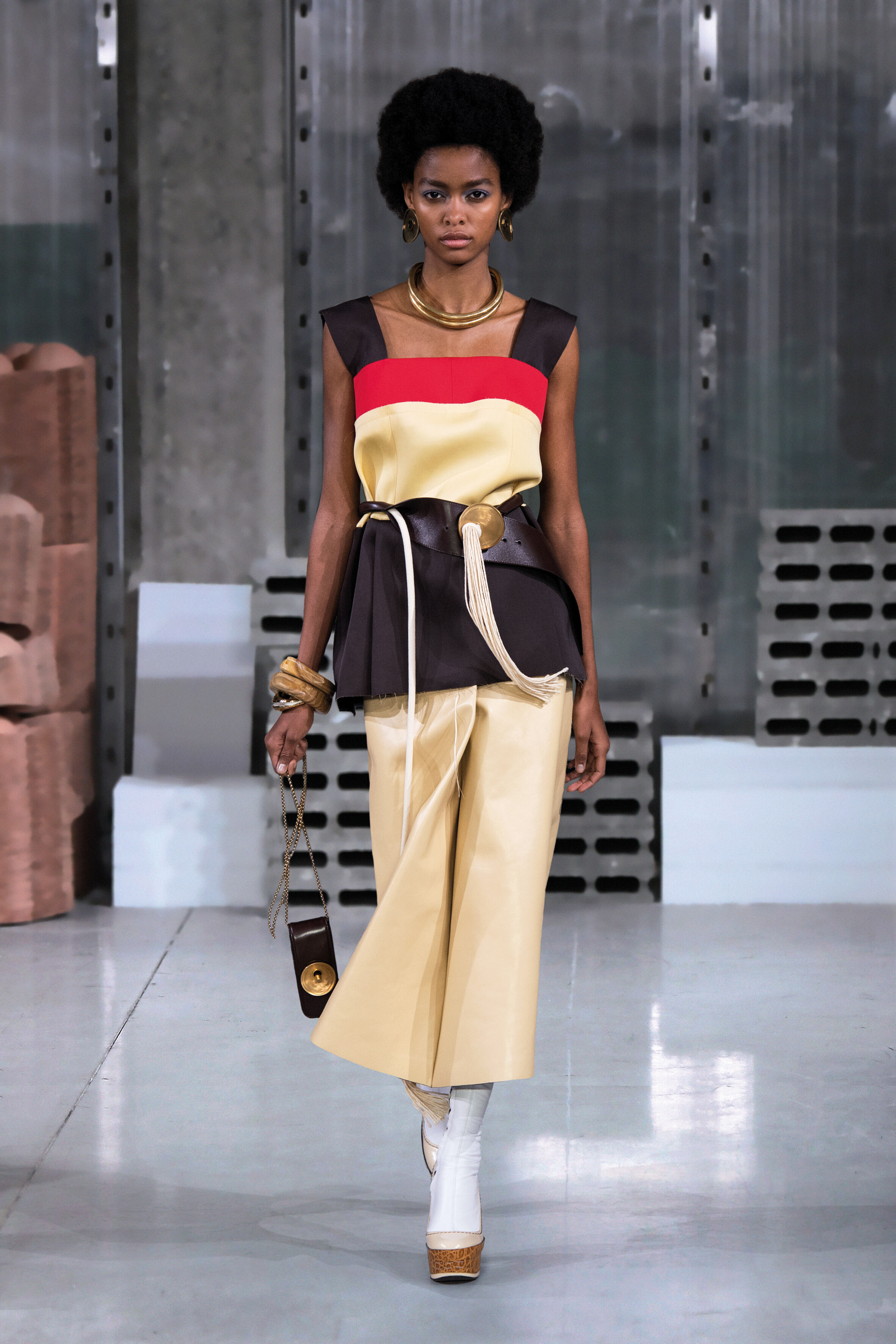 MARNI マルニ タイダイ コットン ボタニカルプリント キャミソール marni FW18 donna